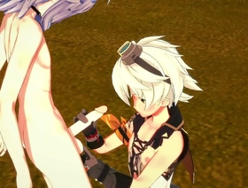 Genshin Impact Yaoi：Bennett在日本动画中与Razor的感性相遇 handsome korean porn gay