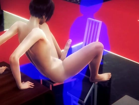 亚洲Femboy在动画视频中以恋物癖和粗糙的性爱主导 korean detached copulation porn